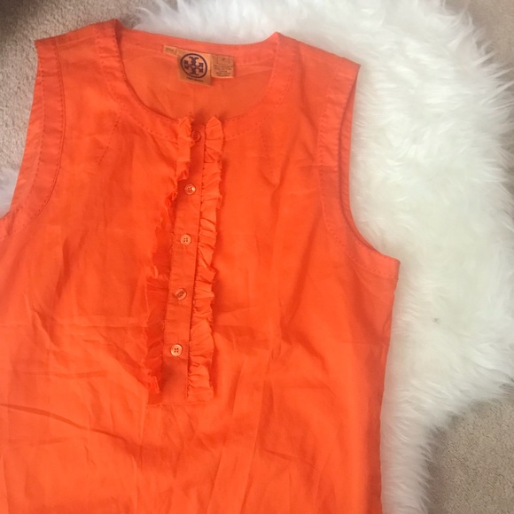 Tory Burch Tops - Tory Burch Orange Blouse